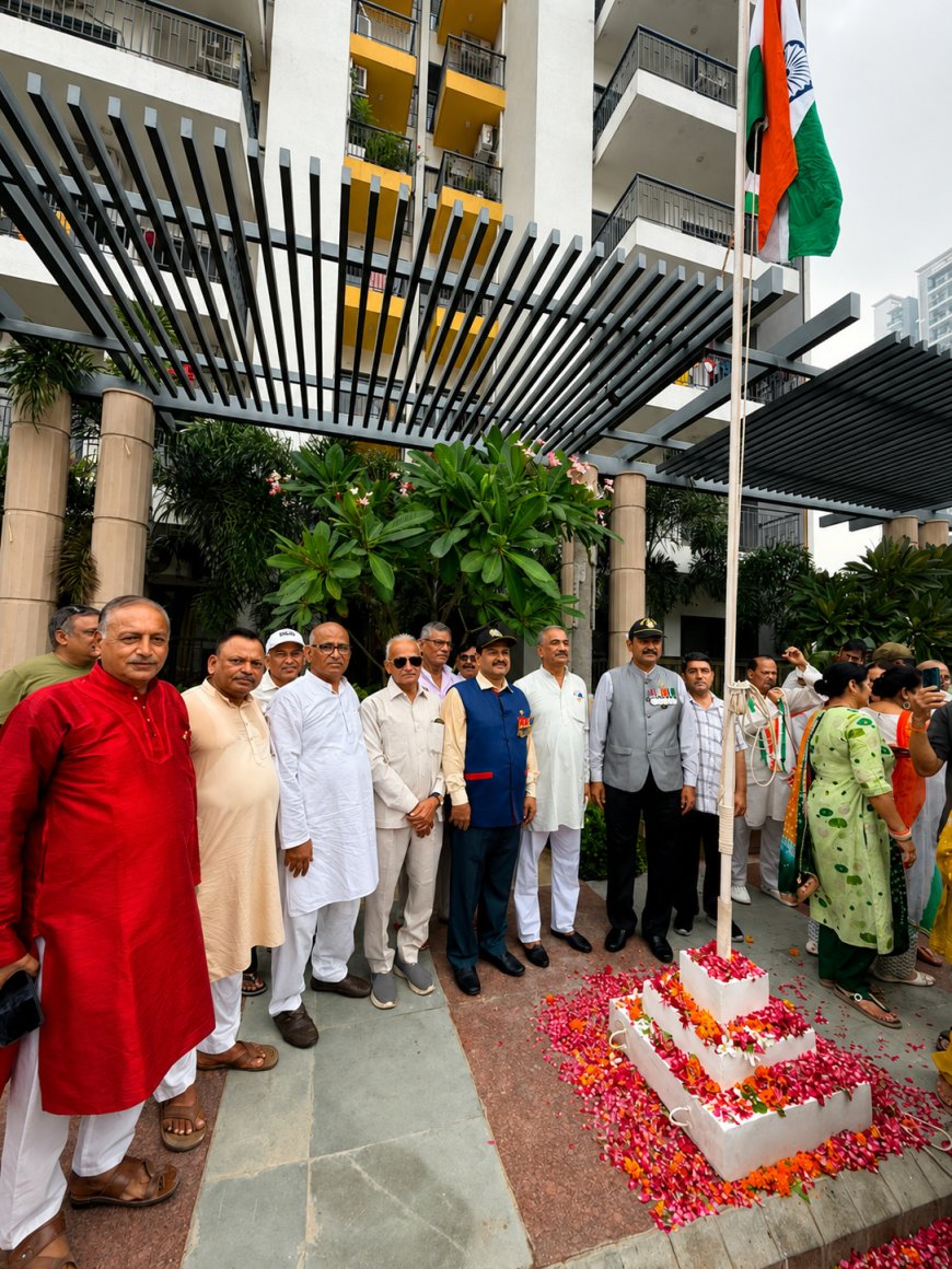 कोको काउंटी में हर्षोल्लास से मनाया गया 80वां स्वतंत्रता दिवस, पूर्व नौसेना अधिकारी दुर्गा नारायण सिंह राठौर ने किया ध्वजारोहण