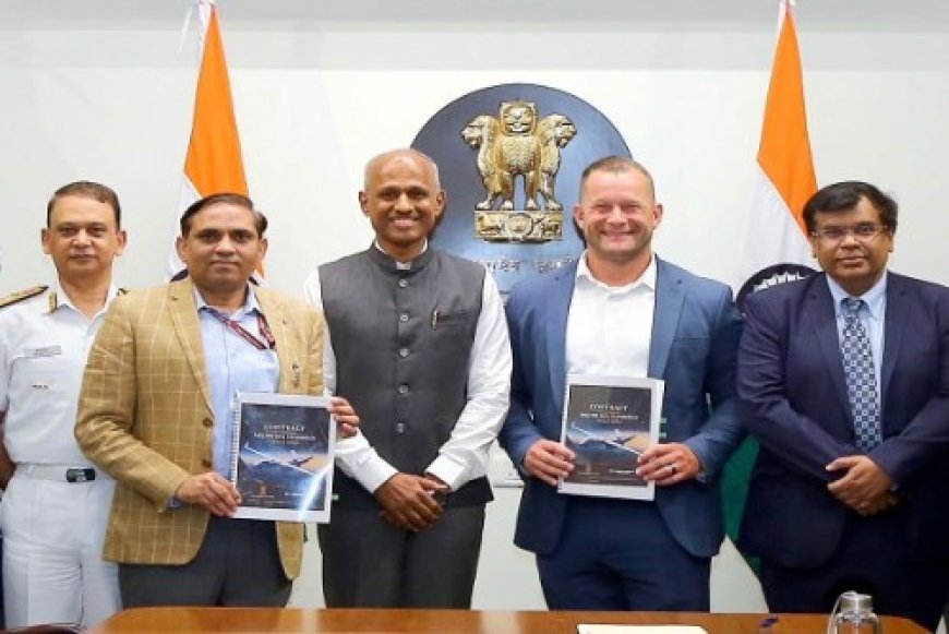 सरकार ने नौसेना के लिए दो एमक्यू-9बी सी गार्डियन ड्रोन लीज पर लेने के लिए 1,943 करोड़ रुपए के कॉन्ट्रैक्ट पर किए हस्ताक्षर