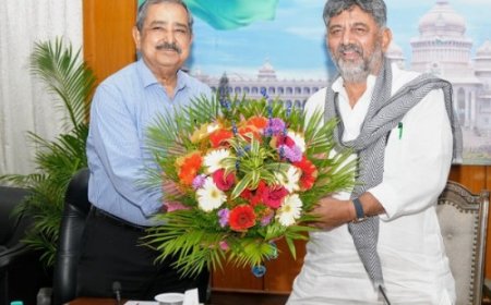 'कर्नाटक को केंद्रीय फंड में अपना हिस्सा मिलना चाहिए', नीति आयोग के उपाध्यक्ष से बोले कर्नाटक के मुख्यमंत्री डीके शिवकुमार