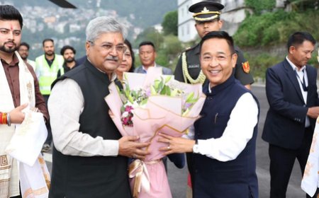 सिक्किम पहुंचे नवनियुक्त राज्यपाल दुष्यंत कुमार गौतम, सोमवार को लोकभवन में शपथ ग्रहण समारोह