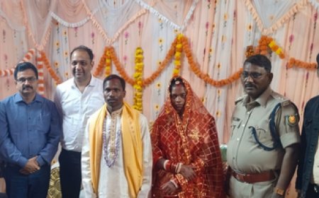 हजारीबाग ओपन जेल में बंद दो पूर्व नक्सली कमांडरों ने रचाई शादी, बाराती-घराती बने अफसर