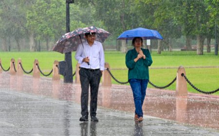 दिल्ली-एनसीआर में बदला मौसम का मिजाज; कहीं हल्की तो कहीं हुई तेज बारिश, 'येलो अलर्ट' जारी