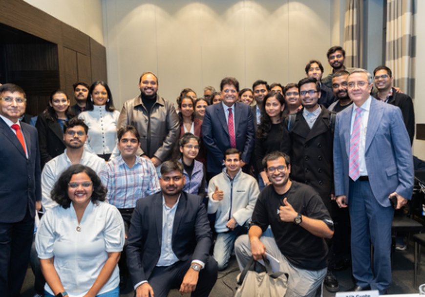 बर्लिन में भारतीय छात्रों और रिसर्चर्स से मिले पीयूष गोयल, नवाचार के लिए समर्थन का दिया भरोसा