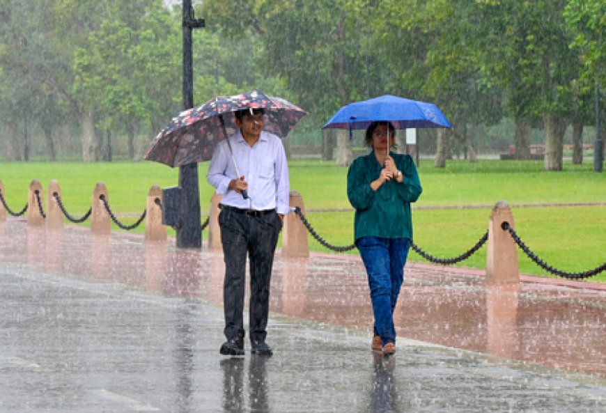 दिल्ली-एनसीआर में बदला मौसम का मिजाज; कहीं हल्की तो कहीं हुई तेज बारिश, 'येलो अलर्ट' जारी